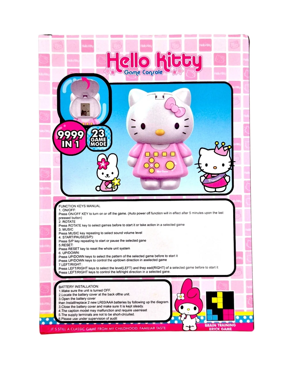 Hello Kitty 23 Game Console